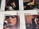 Taylor Swift Midnights Full Set 4 Color Vinyls Autographed Sealed In Hand