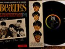 Beatles songs pictures stories  stereo  and mono with concert sticker both vg