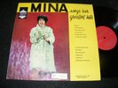 MINA Italian Pop Rock Female Singer LP RARE Vesuvius Sings Her GREATEST HITS