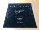 CARL FLESCH BRAHMS VIOLIN CONCERTO EDUARD FLIPSE conductor PRIVATE DELUXE LP ED