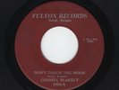 '58 Detroit R&B/DooWop CORNELL BLAKELY/Grp Don't Touch the Moon FULTON VG+ HEAR