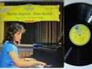 ARGERICH Piano Recital DGG SLPM 138 672 LP VG+ PROMO ED1 RED STEREO TULIPS