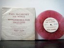 PAUL McCARTNEY 7 Inch 45 Listen to what the man said  1975 Apple Chile Pink  PS