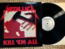 METALLICA-KILL 'EM ALL LP-RARE 1983 MEGAFORCE MRI 069 STERLING-THRASH METAL