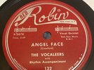 Red Robin 78 RPM The Vocaleers - Angel Face / Lovin Baby 132 E r&b doowop