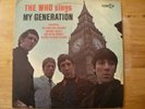 THE WHO MY GENERATION DECCA  RECORDS 1967 1ST PRESS VG VG