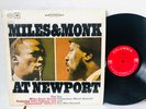 MILES DAVIS & THELONIOUS MONK at NEWPORT - Columbia 360 STEREO VINYL LP 1964