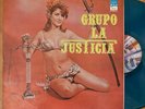 GRUPO LA JUSTICIA *RARE BLUE VINYL* LP MEXICO cheesecake sexy salsa guaguanco