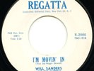 Will Sanders And The Duprees ‎– Summertime / I'm Movin' InLabel:Regatta ‎VG+