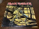 IRON MAIDEN PIECE OF MIND 1983 LP 1ST PRESS winchester w/ insert & fan club