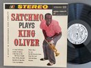 Louis Armstrong Satchmo Plays King Oliver Audio Fidelity Stereo LP VG++