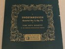 SHOSTAKOVICH QUARTET NO 3 op 73 FINE ARTS QUARTET MERCURY 10049 LP