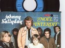 SP JOHNNY HALLYDAY NOEL INTERDIT POCHETTE SATINEE