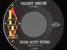 Peter Scott Peters - Fallout Shelter/Moon Flight, Lute Records 45 Original 1961