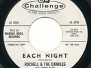 ROCHELL & THE CANDLES - Each Night / Turn Her Down -CHALLENGE- Doo Wop Soul 45