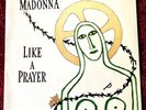 MADONNA LIKE A PRAYER EU NAME STICKER PROMO HYPE NUN BOOBS SEAN PENN LP RECORD