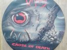 Obituary Cause of Death Picture lp Limited Edition