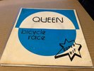 queen bicycle race belgium import 7”ps (white n blue ) sleeve vg