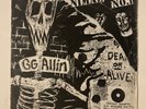 GG ALLIN Gimme Some Head/ Dead Or Alive 7” Rare Vinyl  on Orange Records jabbers