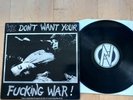WE DON'T WANT YOUR F**KING WAR LP-PUNK UK SUBS VARUKERS SUBHUMANS BROKEN BONES