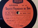 Vinyl Jazz Debs Quintet M.Pioche - P. Blamar - 25 cm 33 tours Acetate promo