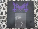 MAYHEM Live In Leipzig LP 1993 NEAR MINT INSERT BLACK METAL  1BURZUM
