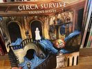 Circa Survive - Violent Waves Black Inside Blue w/ Blue Splatter 2xLP Vinyl