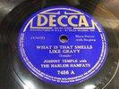 JOHNNY TEMPLE & HARLEM HAMFATS-DECCA 7456-WHATS THAT SMELLS LIKE GRAVY-BLUES 78