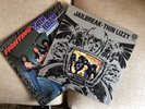 THIN LIZZY-JAILBREAK + FIGHTING Vinyl Albums in GOOD USED condition (see photos)