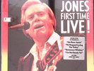 GEORGE JONES FIRST TIME LIVE  EPIC RECORDS SHRINK VINYL LP 148-83W