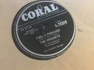 BUDDY HOLLY THE CRICKETS UK 1958 CORAL 78    FOOL'S PARADISE    THINK IT OVER