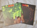C418 - Minecraft Volume Alpha (Transparent Green) & Beta (Fire Splatter) vinyl
