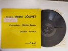 1964? giga rare PRIVATE PRESSING LP Andre JOLIVET Cello Concerto CHARLES RENEAU