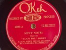 Okeh 40553 Banjo Bill Bowen NIFTY NOTES jazz  78 rpm 1926 EE+/E+  rare