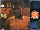 MCCOY TYNER Nights Of Ballads & Blues LP IMPULSE  AS-39 US 1963 RVG Steve Davis