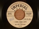 Pee Wee Crayton  I Need Your Love/You Know, Yeah Promo    R&B 1954 Imperial