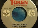 The Bel-Aires 45 Charlie Chan / Baggies LUCKY TOKEN Rare SURF Instrumental