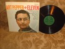Art Pepper+ Eleven Contemporary S7568 stereo Bill Perkins Herb Geller VG LP 1957