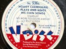ORIGINAL WW2 V DISC RECORD HOAGY CARMICHAEL 