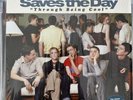 Saves the Day Through Being Cool vinyl Blue/White Split