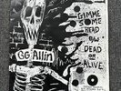 GG ALLIN 1981 Gimme Some Head-Dead Or Alive  ORANGE RECORDS 1st press RARE PUNK