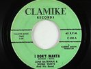 R&B Soul Mod 45 - June Bateman & Noble Watts - I Don't Wanta - Clamike - mp3