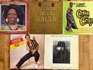 5 SALSA LPs CELIA CRUZ Frankie Ruiz JUAN LUIS GUERRA Tony Vega OSCAR D' LEÓN