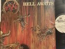 SLAYER - HELL AWAITS - 1988 US METAL BLADE REISSUE LP vinyl album original VG+