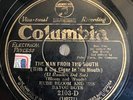 78 Rpm Jazz, Rube Bloom Bayou Boys 'The man from The South' US Columbia  Hot