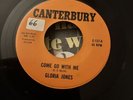 northern soul records Gloria Jones Come Go With Me Canterbury Reissue