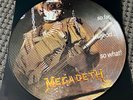 Megadeth So Far So Good So What rare 12 inch picture disc LP