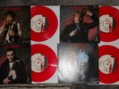 THE DAMNED - 4 x CHISWICK UK Red Vinyl --  1979 7