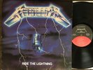 METALLICA Ride The Lightning - 1984 Original Elektra Pressing LP - NICE COPY