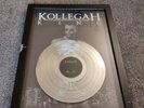 Platin Award Schallplatte KOLLEGAH KING / Platinum / 2014 / Sehr selten / rar